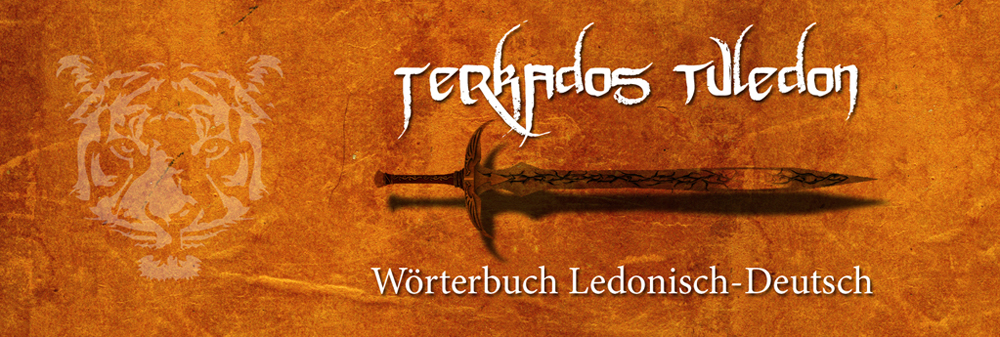 Terkados Tuledon: Das Wörterbuch Ledonisch-Deutsch